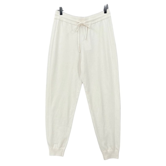 Lunya Cozy Cotton Silk Jogger Drawstring Pull On Sincere White NWT - Picture 4 of 8